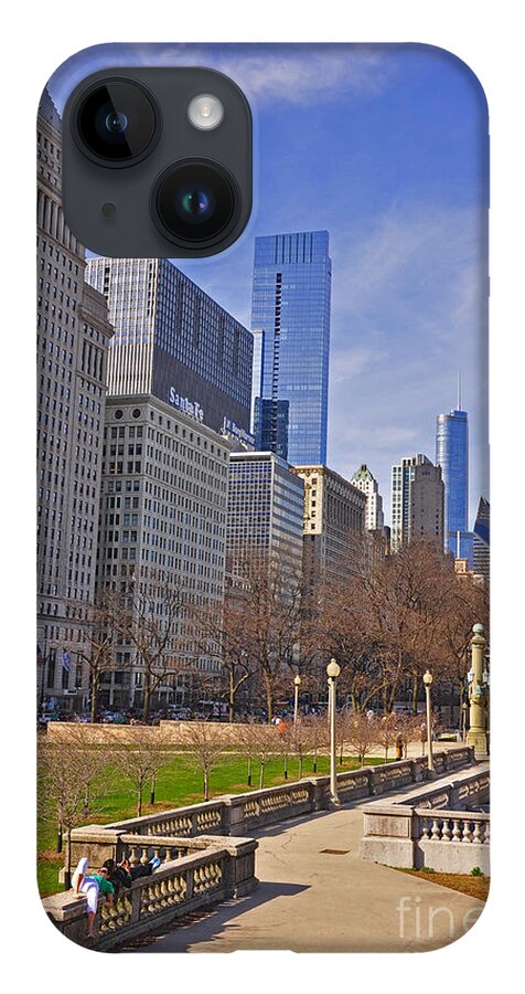 Chicago Panorama iPhone Case featuring the photograph Stand High and Proud by Dejan Jovanovic