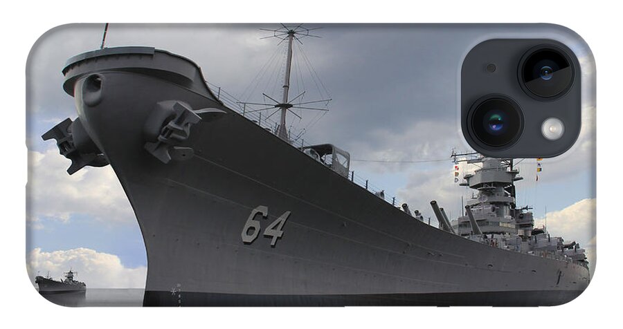 Battleship iPhone 14 Case featuring the photograph The Calm Before the Storm by Mike McGlothlen