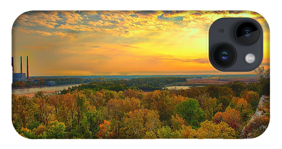 Klondike Park iPhone 14 Case featuring the photograph The View From Klondike Overlook by Bill and Linda Tiepelman