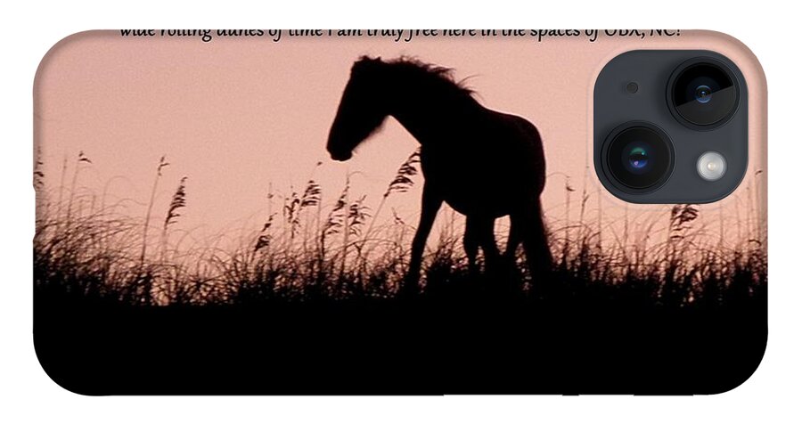 Wild iPhone 14 Case featuring the photograph The words of a Wild Filly by Kim Galluzzo Wozniak