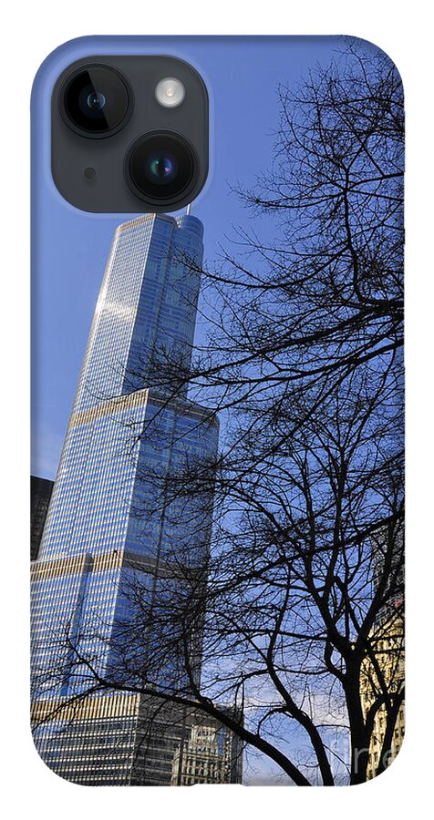 Trump Tower iPhone Case featuring the photograph Trough the branches by Dejan Jovanovic