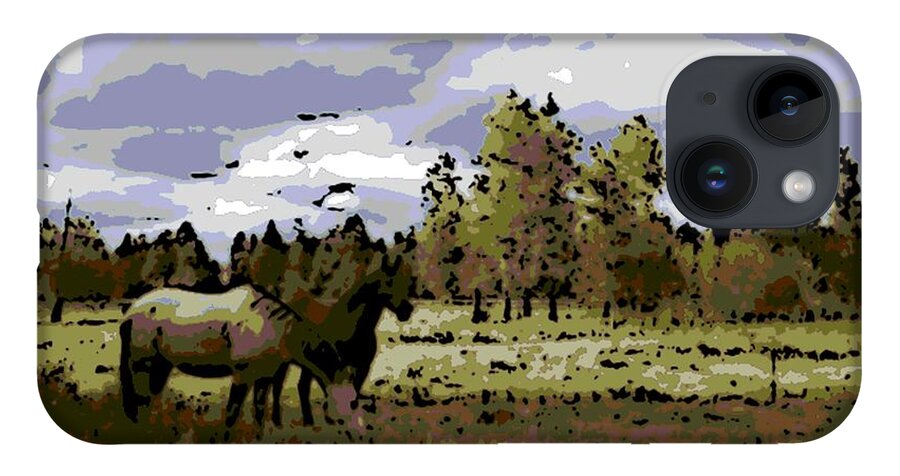 Wild Horses iPhone Case featuring the photograph Wild Horses by George Pedro