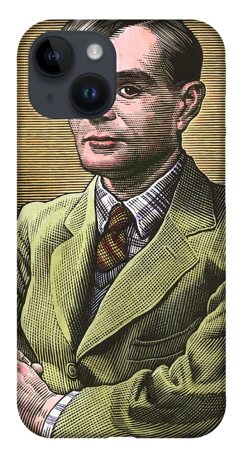 Alan Turing iPhone Case featuring the photograph Alan Turing, British Mathematician by Bill Sanderson