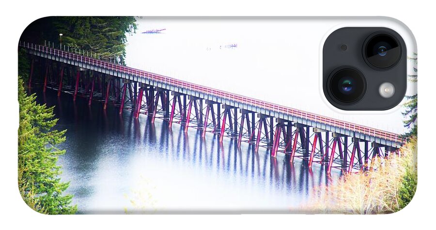 Bridge iPhone Case featuring the photograph Bridging Over by Merle Grenz