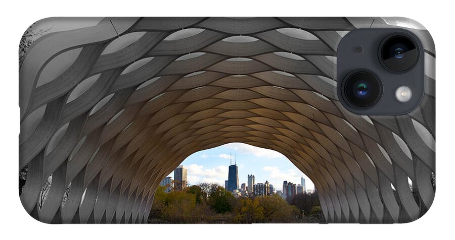 Chicago iPhone 14 Case featuring the photograph Chicago Skyline #1 by Lev Kaytsner