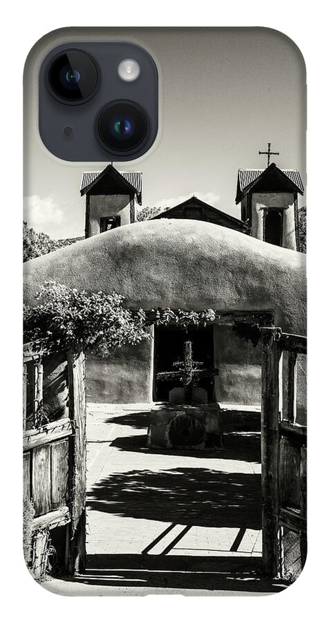 New Mexico iPhone 14 Case featuring the photograph Church in Chimayo #1 by Bill Roberts
