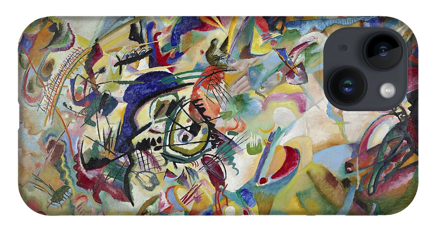 Wassily Kandinsky iPhone 14 Case featuring the painting Composition VII by Wassily Kandinsky