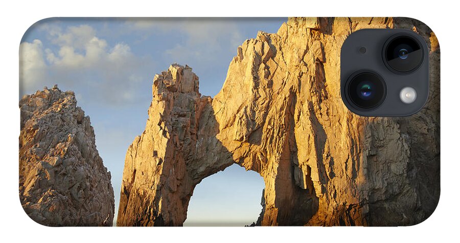 00441444 iPhone 14 Case featuring the photograph El Arco And Sea Stacks Cabo San Lucas #1 by Tim Fitzharris