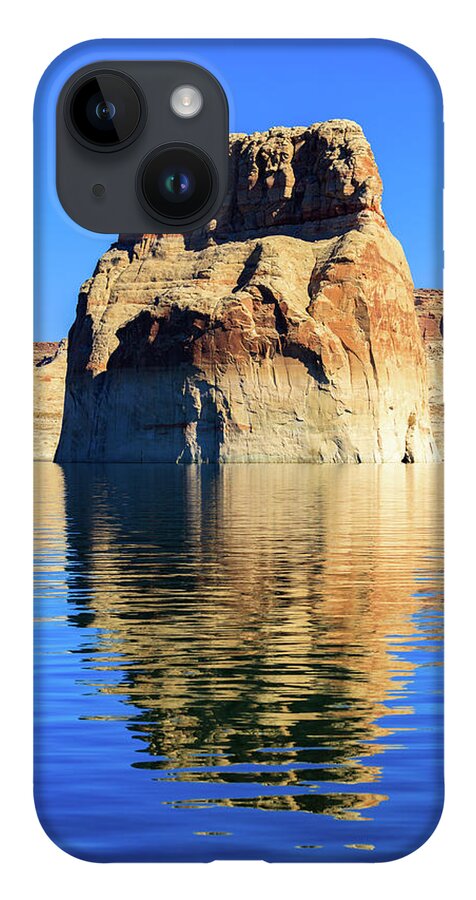Lone Rock Canyon iPhone 14 Case featuring the photograph Lone Rock Canyon by Raul Rodriguez