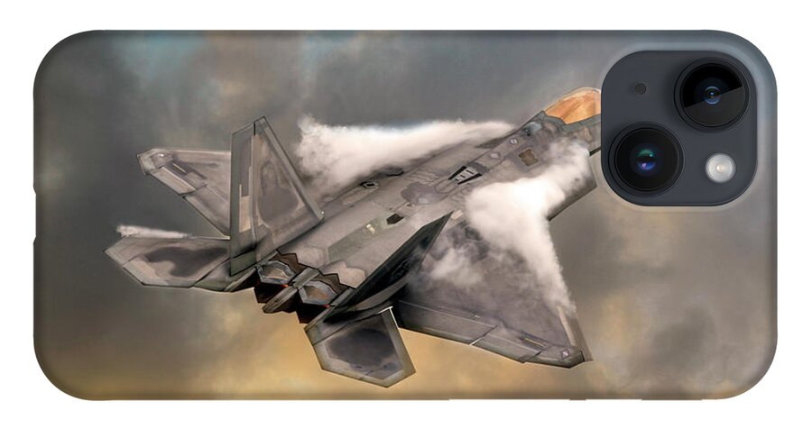 F22 iPhone Case featuring the digital art Raptor by Airpower Art