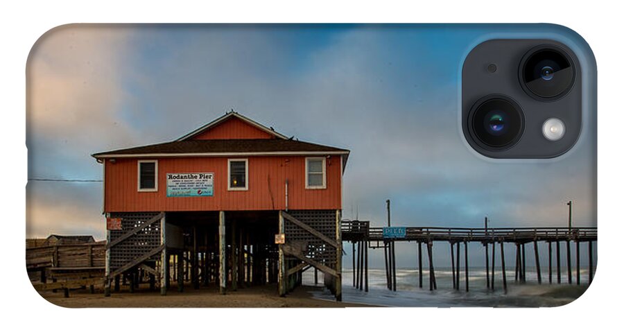 Obx iPhone 14 Case featuring the photograph Rodanthe Pier #1 by Nick Noble