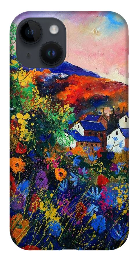 Landscape iPhone 14 Case featuring the painting Summer by Pol Ledent