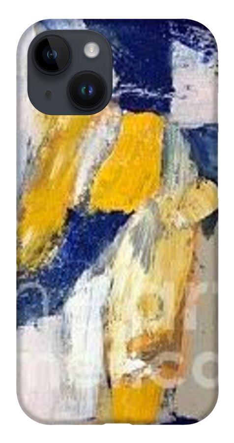 Time And Space iPhone Case featuring the painting Untitled 1 by Fereshteh Stoecklein