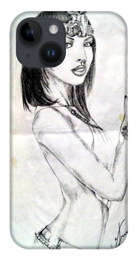 Prison Art iPhone Case featuring the drawing Untitled 1 by GungyRu 