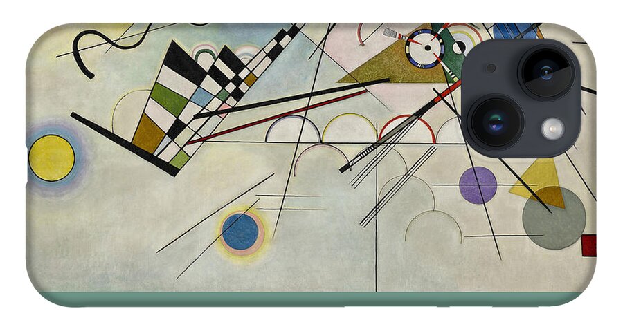 Circles In A Circle iPhone 14 Case featuring the painting Circles In A Circle #1 by Wassily Kandinsky