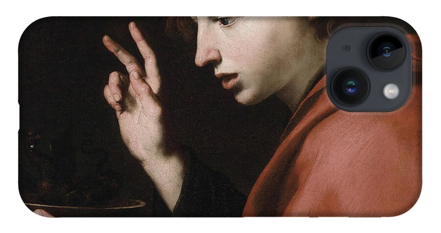 Jusepe De Ribera iPhone 14 Case featuring the painting Portrait of a Young Man #11 by MotionAge Designs