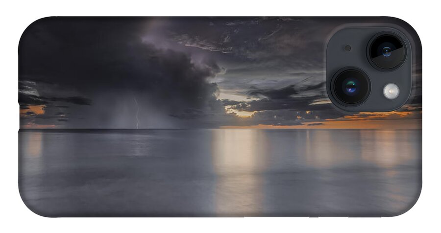 Naples iPhone Case featuring the photograph Sunst over the Ocean by Peter Lakomy