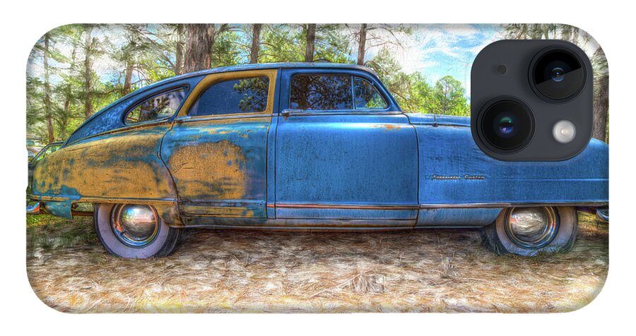 Rusty Cars iPhone 14 Case featuring the photograph 1950 Nash Ambassador by John Strong
