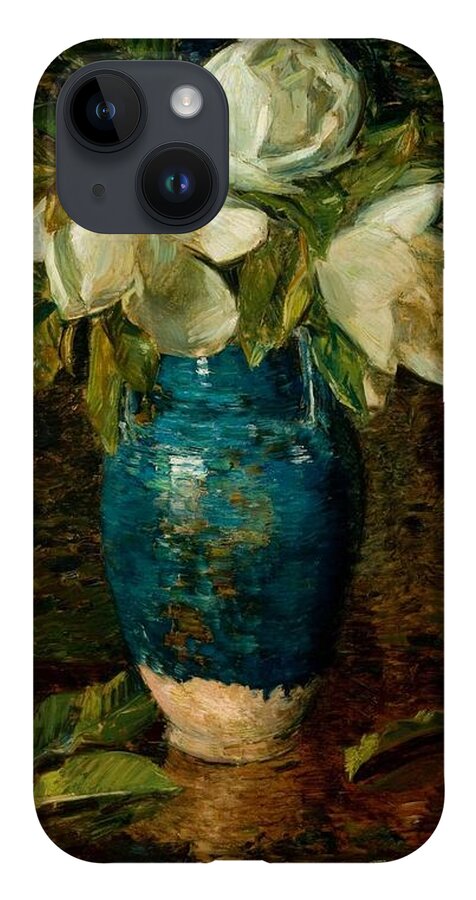 Giant Magnolias iPhone 14 Case featuring the painting Childe Hassam by Giant Magnolias