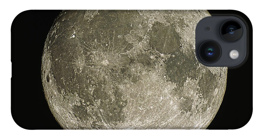 Moon iPhone Case featuring the photograph Full Moon by Eckhard Slawik