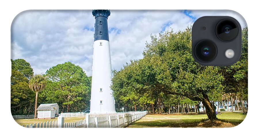 hunting Island iPhone 14 Case featuring the photograph Hunting Island Lighthouse #2 by Scott Hansen