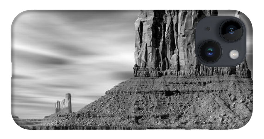 Desert Scene iPhone 14 Case featuring the photograph Monument Valley #2 by Mike McGlothlen