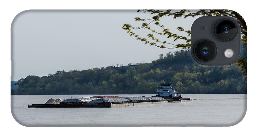 River iPhone Case featuring the photograph Ohio River Barge by Holden The Moment
