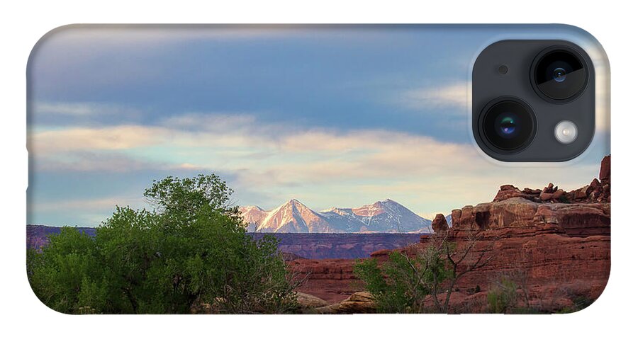 Utah iPhone 14 Case featuring the photograph The Shining Mountains by Jim Garrison