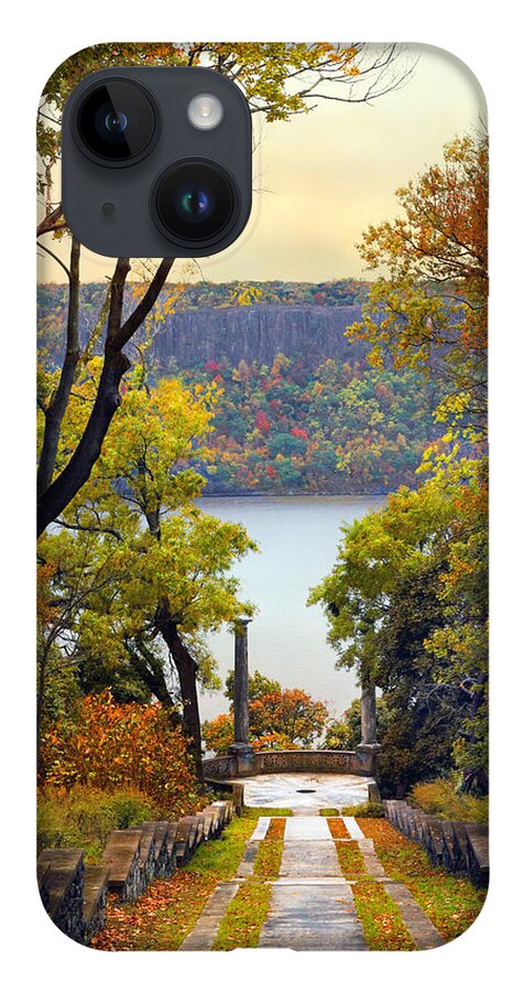Untermyer Garden iPhone 14 Case featuring the photograph The Vista Steps by Jessica Jenney