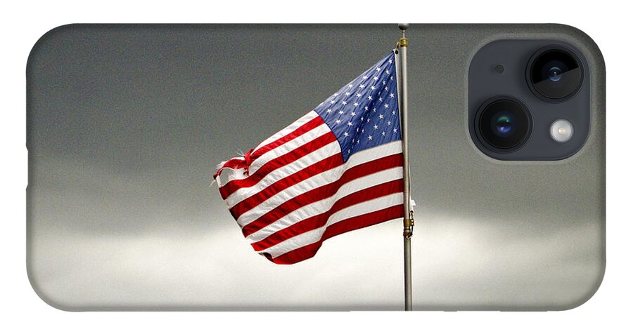 American Flag iPhone Case featuring the photograph 21- American Flag by Joseph Keane