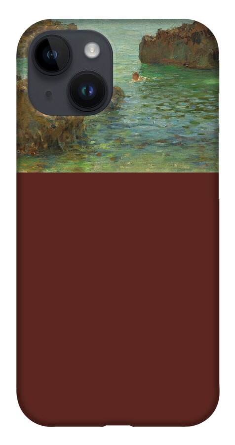  Henry Scott Tuke iPhone 14 Case featuring the painting Boys Bathing #2 by Henry Scott Tuke