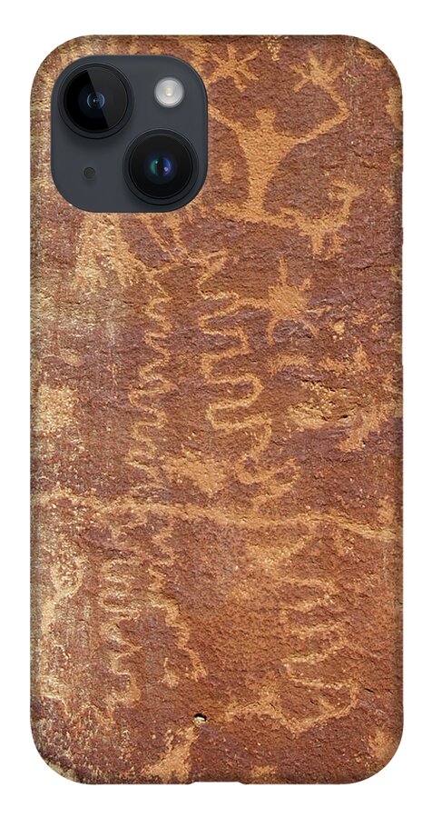 Petroglyph - Fremont Indian iPhone 14 Case featuring the photograph Petroglyph - Fremont Indian #3 by Breck Bartholomew