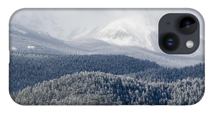 Pike's Peak iPhone 14 Case featuring the photograph Pikes Peak in Snow #3 by Steven Krull