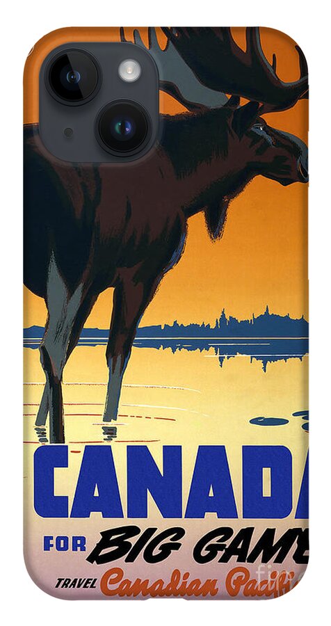 Vintage-travel-posters iPhone 14 Case featuring the painting Vintage-travel-posters by MotionAge Designs