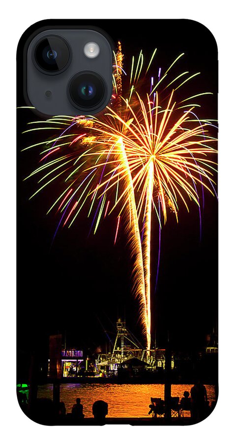 Fireworks iPhone 14 Case featuring the photograph 4th of July Fireworks by Bill Barber