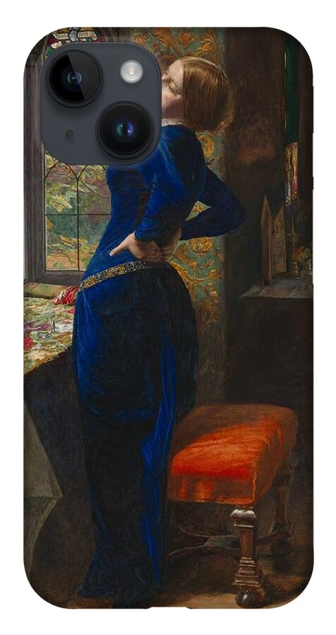 Sir John Everett Millais iPhone Case featuring the painting Mariana by John Everett Millais