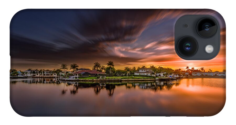 Naples iPhone Case featuring the photograph Sunrise at Naples, Florida by Peter Lakomy