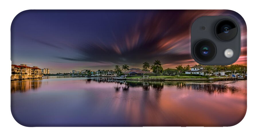 Naples iPhone Case featuring the photograph Sunrise at Naples, Florida by Peter Lakomy