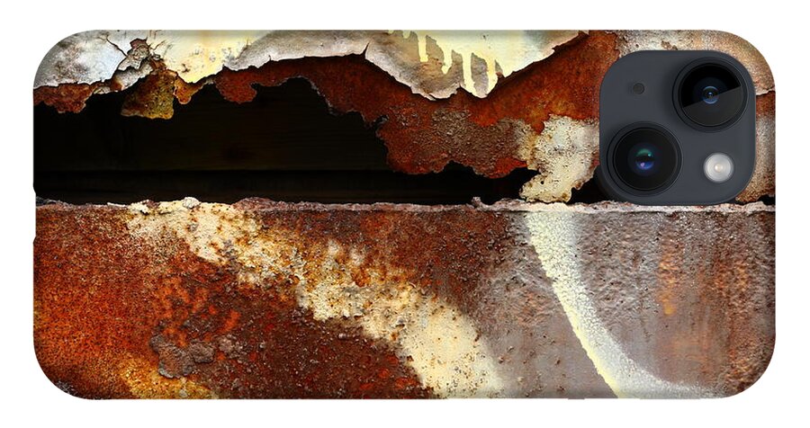 Rust iPhone Case featuring the photograph A Break In The Scene by Kreddible Trout