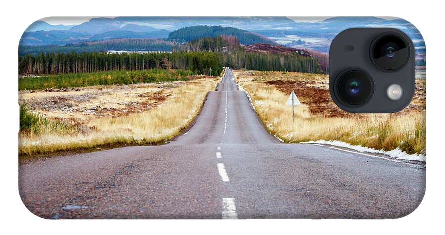 Bumpy iPhone 14 Case featuring the photograph A Highland Road by Rick Deacon