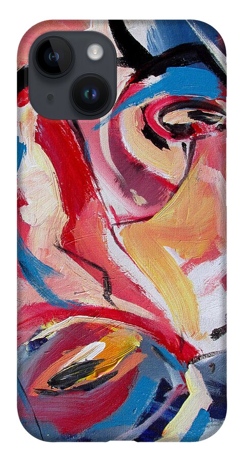 Florals iPhone Case featuring the painting A Pair of Roses by John Gholson