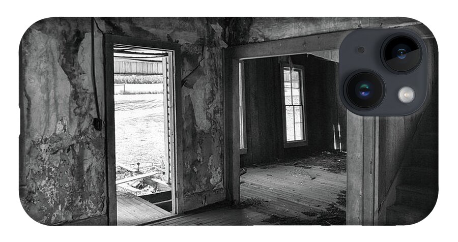 Black And White iPhone Case featuring the photograph Abandoned #2 by Bonnie Bruno