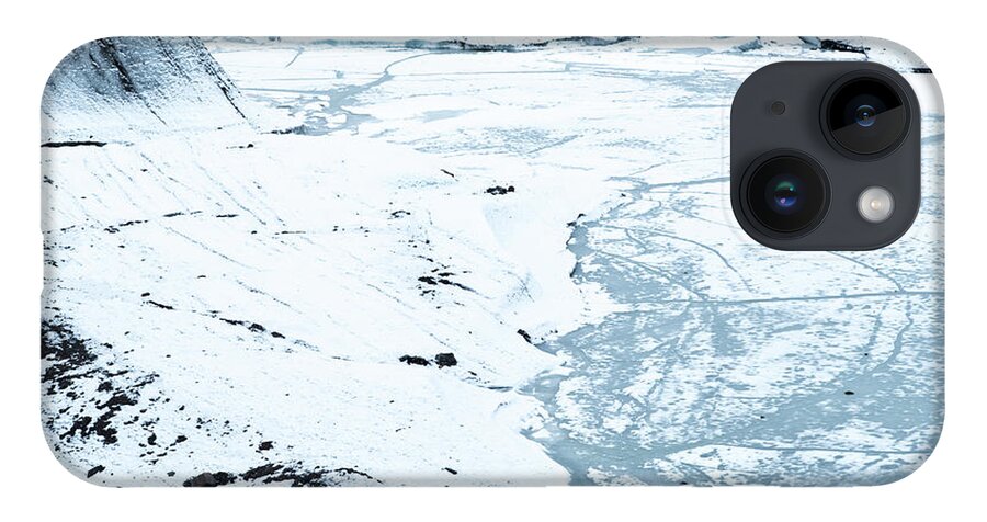 Winter Landscape iPhone 14 Case featuring the photograph Glacier Winter Landscape, Iceland with by Michalakis Ppalis
