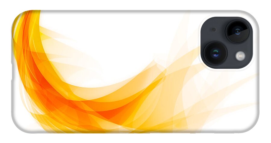 Abstract iPhone 14 Case featuring the painting Abstract feather by Setsiri Silapasuwanchai