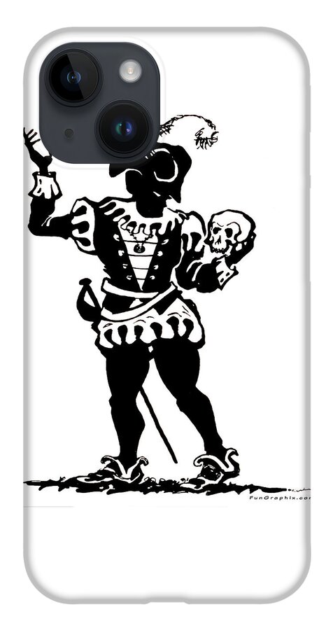 Actor iPhone 14 Case featuring the digital art Actor by Kevin Middleton