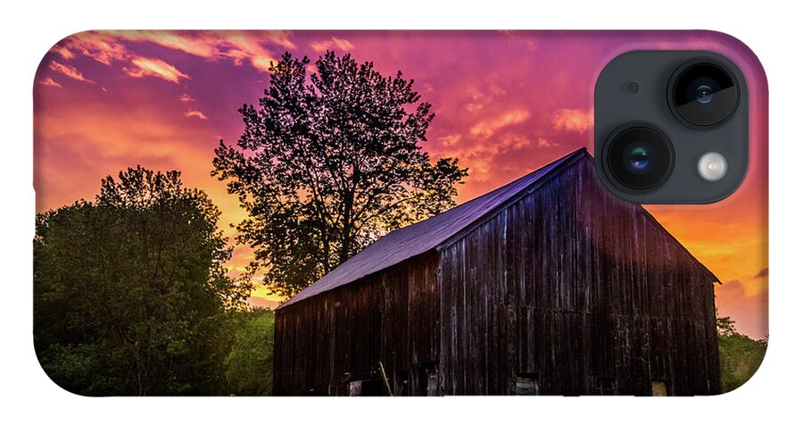 Colorful iPhone 14 Case featuring the photograph After a Summer Storm by Tim Kirchoff