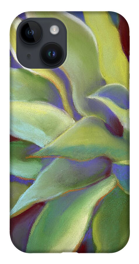 Aloe iPhone Case featuring the painting Aloe Plants in Big Sur by Linda Ruiz-Lozito