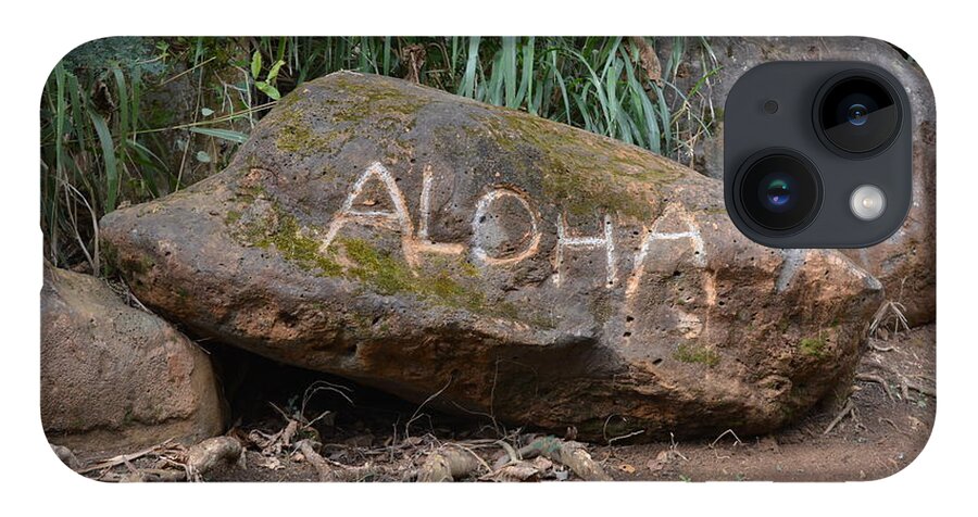 Rock iPhone 14 Case featuring the photograph Aloha by Carolyn Mickulas