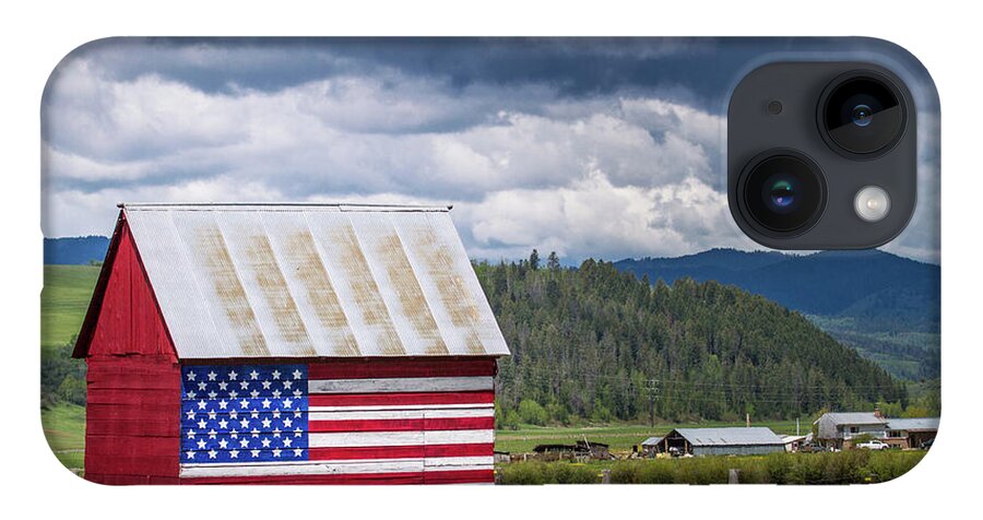 America iPhone 14 Case featuring the photograph American Landscape by Wesley Aston