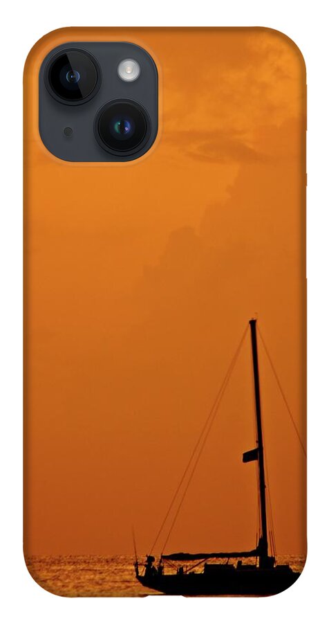 Coral Cove iPhone 14 Case featuring the photograph Anchored by Steve DaPonte